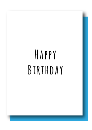 Happy Birthday