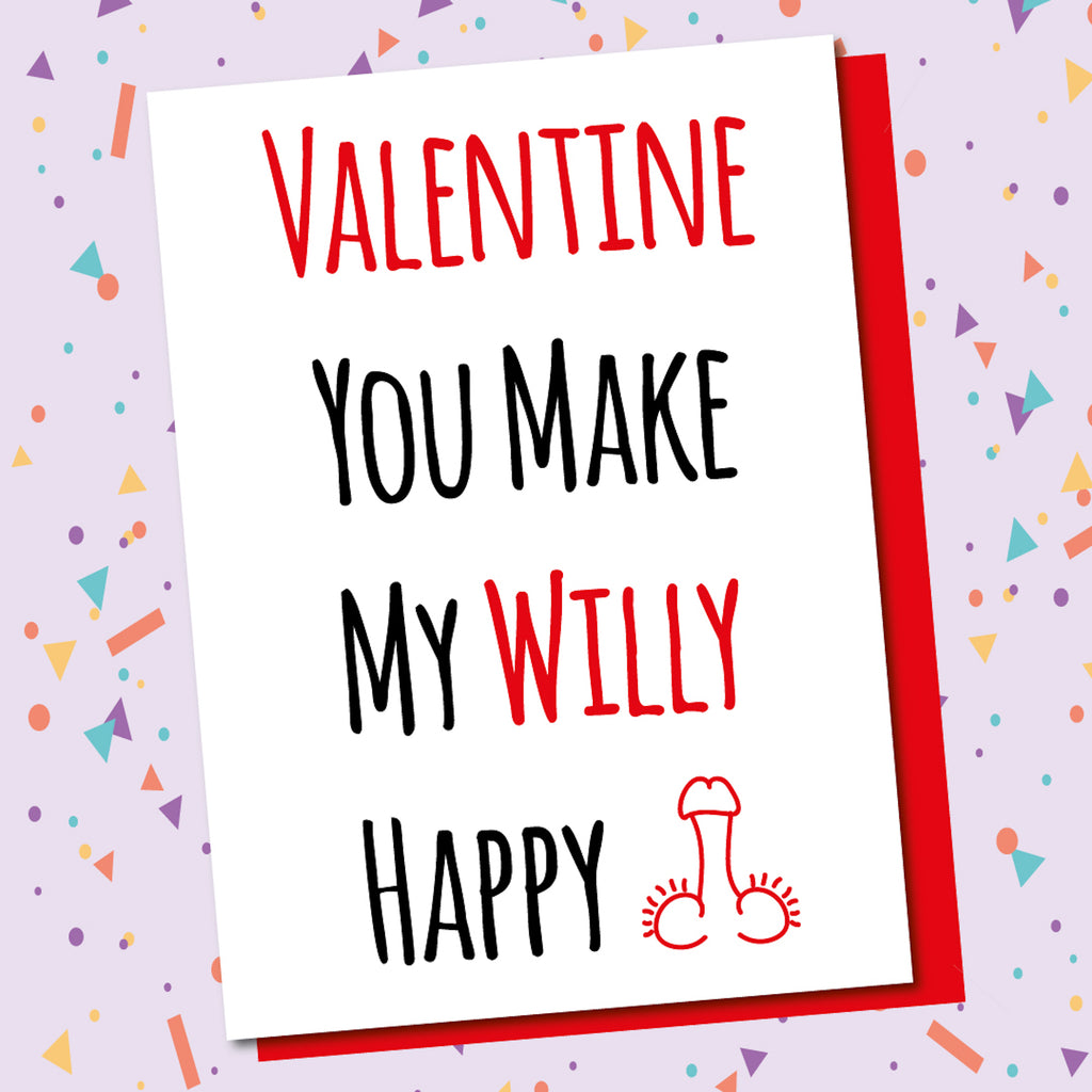 Valentine Happy Willy