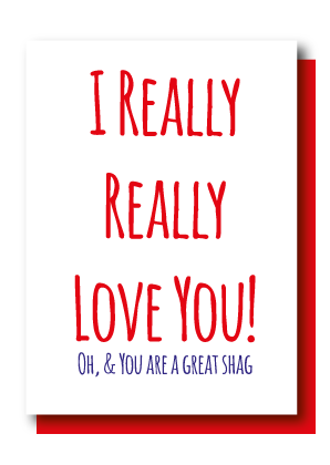 I Really Really Love You!