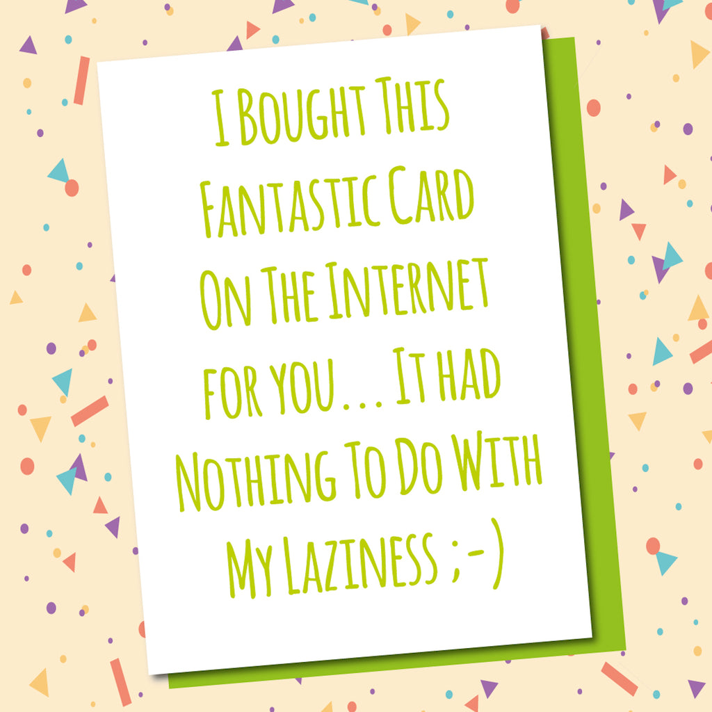 Bought a Card
