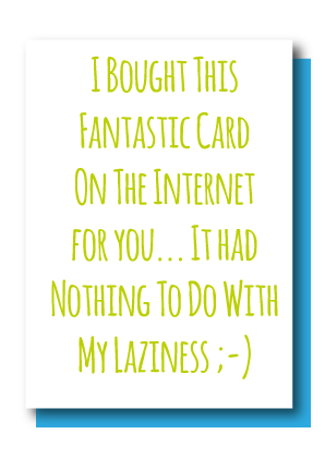 Bought a Card
