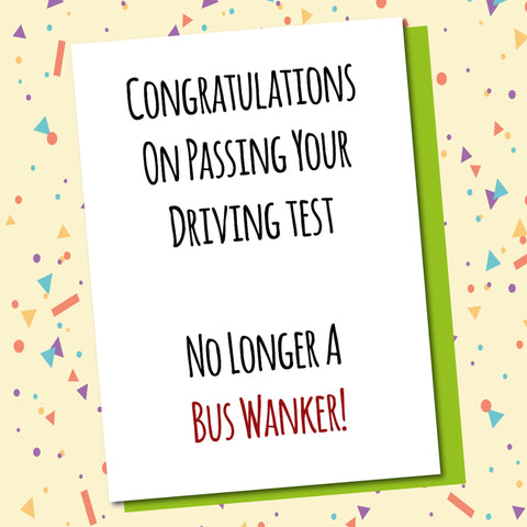 Driving Test...Bus Wanker