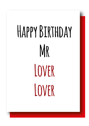 Mr Lover Lover