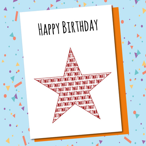 Twat Birthday Star