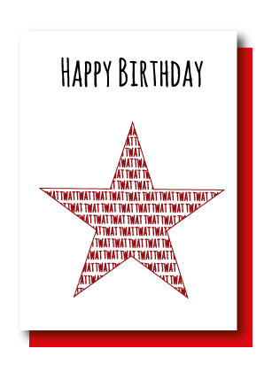 Twat Birthday Star