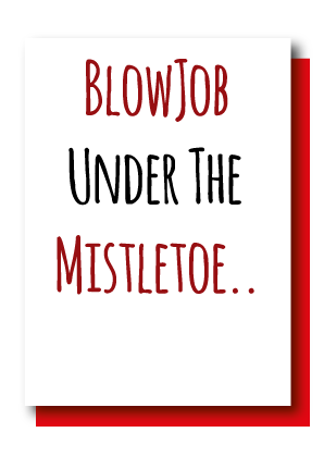 Blowjob Under The Mistletoe
