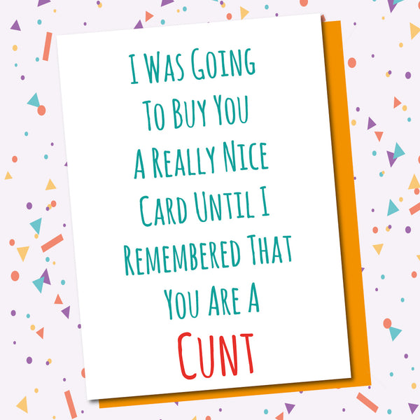 A Really Nice Card