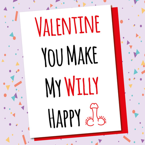 Valentine Happy Willy