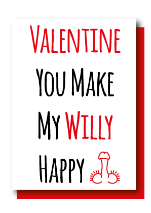 Valentine Happy Willy