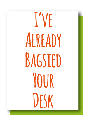 Bagsied Your Desk