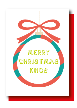 Merry Christmas Knob