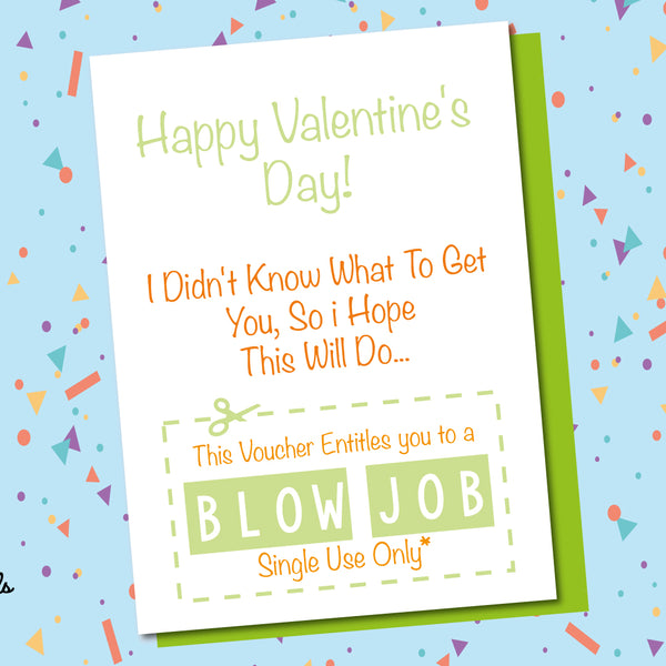 Blow Job Voucher