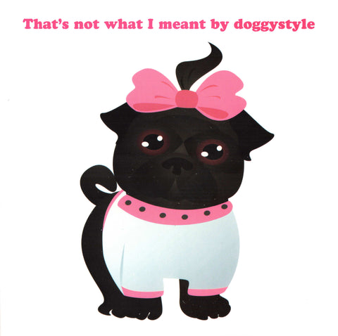 That's not what i meant by doggystyle