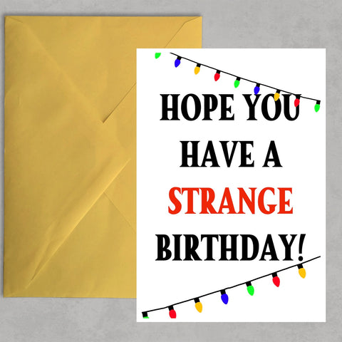 Stranger Things - Birthday
